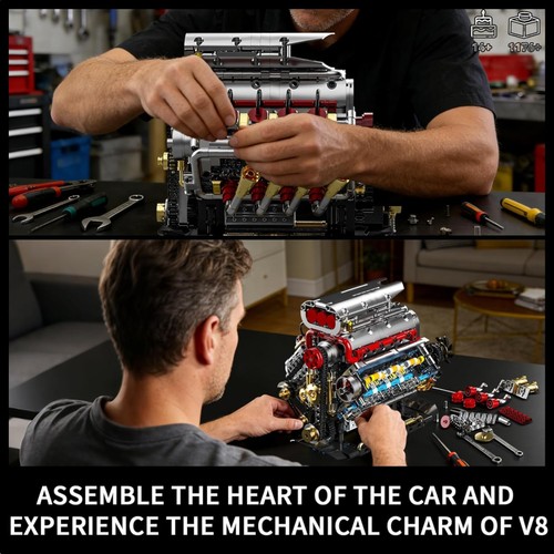 Authentic engine model kit - v8,