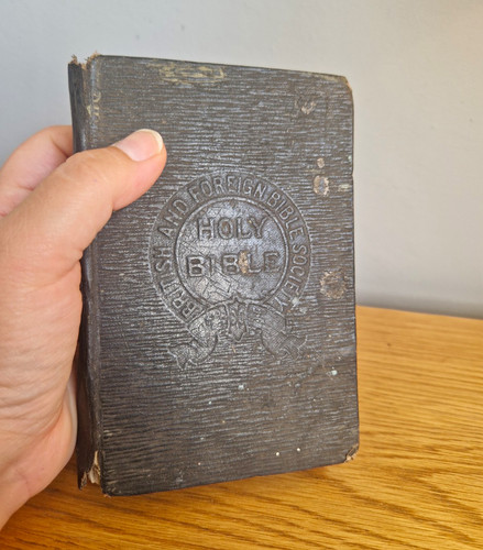 Antique holy bible british - bible, and