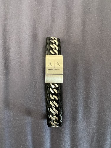 Armani exchange leather and - armani,