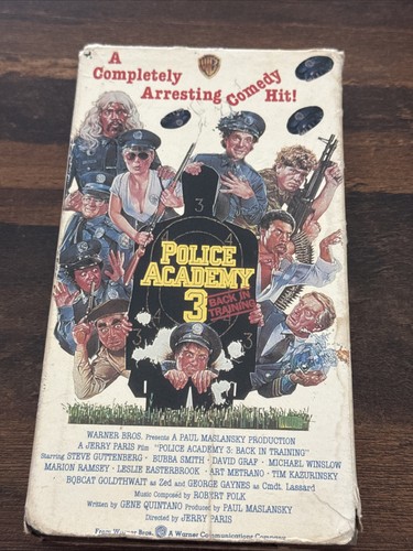 Police academy back in - back,