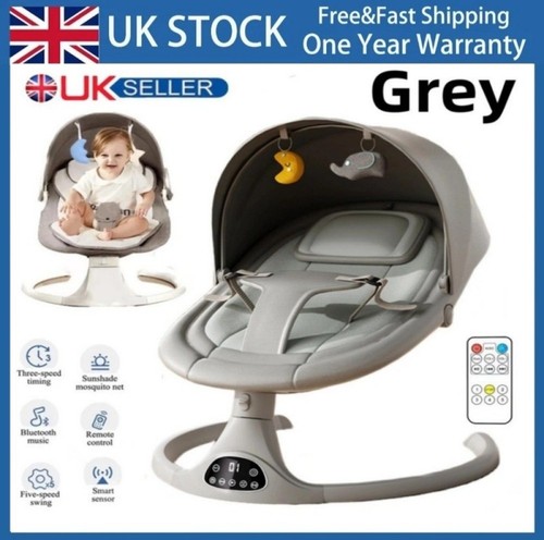 Bluetooth electric baby swing - baby,