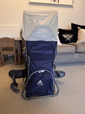 Vaude Sport Comfort Baby Child Carrier Backpack Blue - See Description