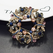 Dragonfly flower brooch - dragonfly,