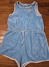 M&S Kids Girls Blue Towelling