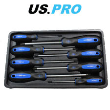 US PRO 8pc Tamper Proof Torx Screwdriver Set 1608