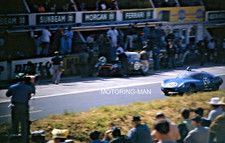 RENE BONNET DJET #50 LE MANS 1962 35MM SLIDE PHOTOGRAPH LAUREAU PAUL ARMAGNAC