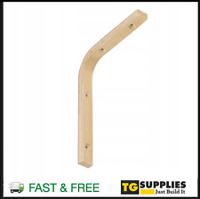 Wooden Plywood Shelf Supports Brackets Beech Timber Shelf Bracket Support Natura
