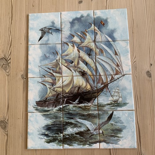 Vintage clipper sailing ship - clipper,