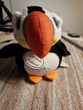 Puffin 7" Plush Soft Toy. Gift From Iceland BNWT