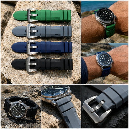 Silicone rubber watch strap - silicone,