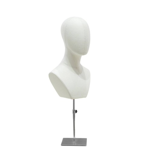 Mannequin head with shoulders - with,