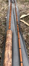 Rare Vintage Hardy “The Wanless” 6ft 5” 2pc Palakona split cane spinning rod+bag