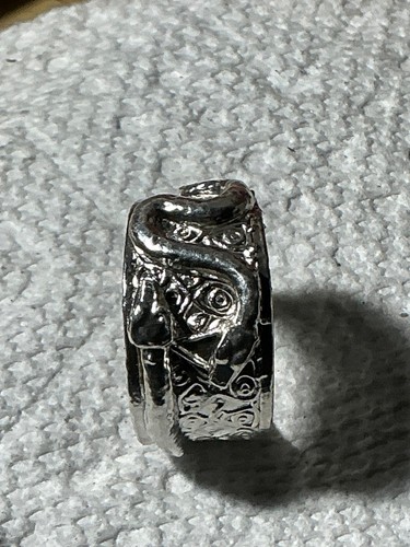 Snake ring size 999 - snake, .999