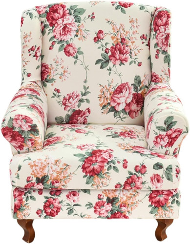 Wing chair slipcovers stretch - wing,