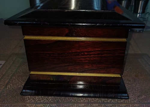 Ashes casket mahogany wooden - casket,