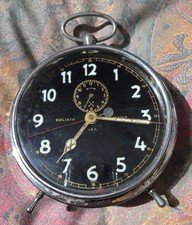 Antique H.A.C. Goliath Repeater alarm clock.