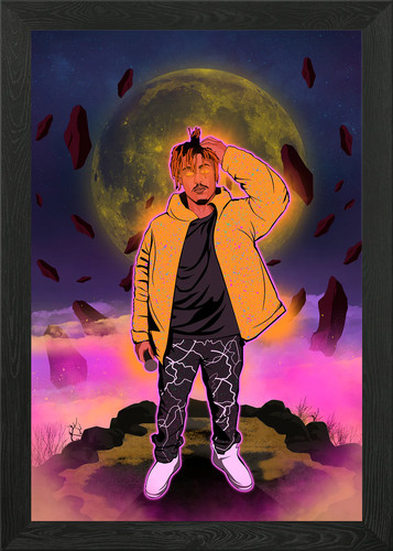 Juice wrld poster framed - juice,