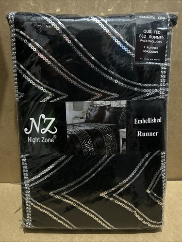 Night zone black bed - night,