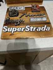 SEVEN classic vintage car badges/emblems,some rarer ones,chrome/alloys,see pics