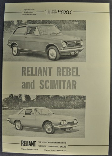 1965 reliant rebel scimitar - 1965,