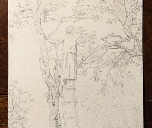 Small carl spitzweg - spitzweg, pencil