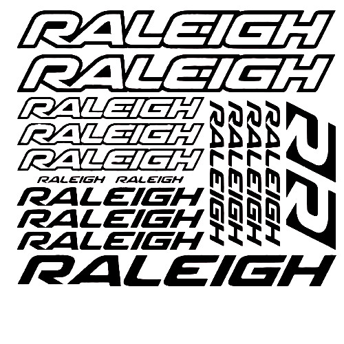 16x raleigh vinyl decal - raleigh,