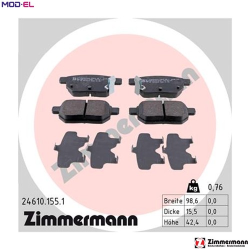 Brake pad set - brake,
