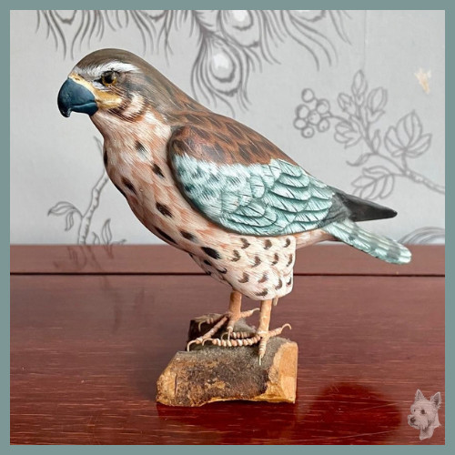 Hand carved painted - hand,