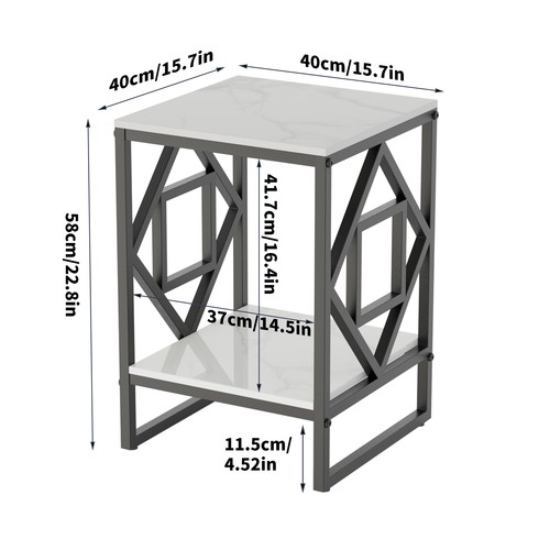 Bed side table - side, end