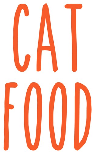 Cat food vinyl - cat, sticker
