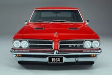 1964 Pontiac GTO red front |