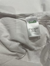 2x Dunelm Valance Sheet , Single , White