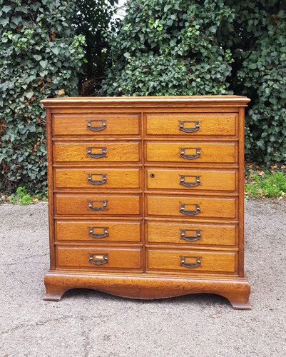 Antique oak chest 12 - oak,