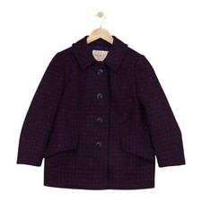 Vintage Pendleton Pea Coat Womens Size 6 Multicoloured Wool Patterned