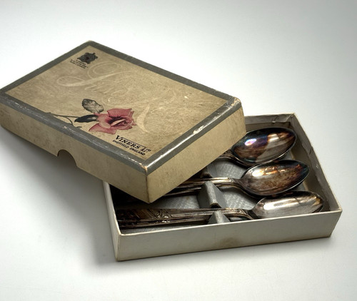 Retro teaspoons set viners - teaspoons,