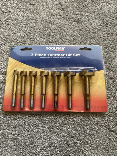 Forstner drill bit set - bit, (7x)