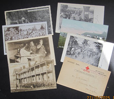 Military - US Army in France WW1. American Red Cross. 8 Postcards