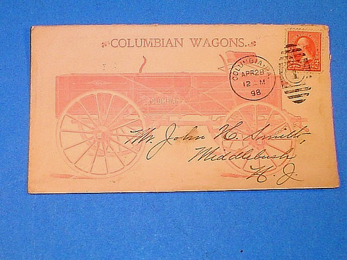 Antique 1898 columbian wagons - antique,