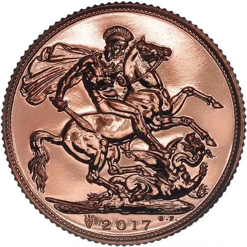 2017 full gold sovereign - 2017,