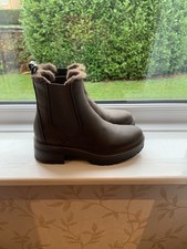 Brown Leather Ankle Boots