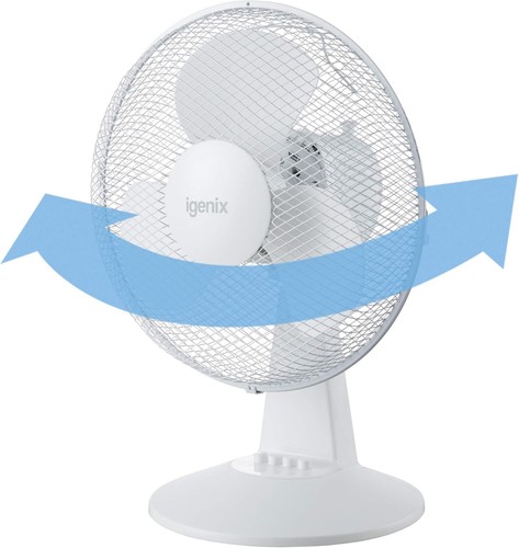 Igenix 12in desk - fan, 3