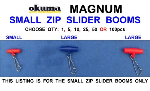 Small zip slider booms - small,