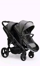 iCandy Peach 6 Phantom Grey Twill Twin/ Double Pushchair