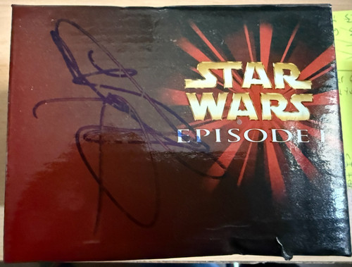 Ray park autograph star wars - ray,