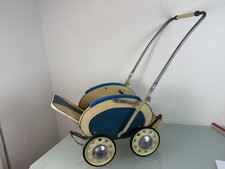 Vintage Doll Stroller 69 X 80 X 40 Cm. + Doll Excellent Condition - See Photos