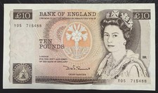 Old Ten £10 Pound Note Uncirculated