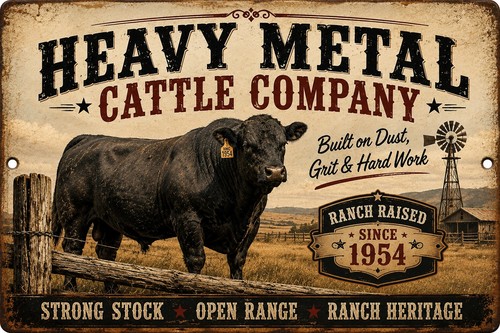 Heavy metal cattle company - cattle,