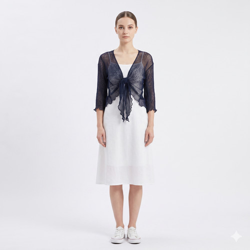 Boho chic crochet style knit - boho,