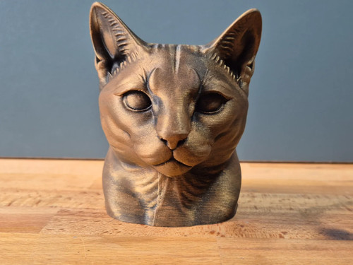 Russian blue cat - russian, bust
