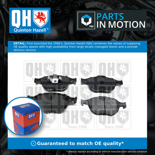 Brake pads set front - set, bp1358